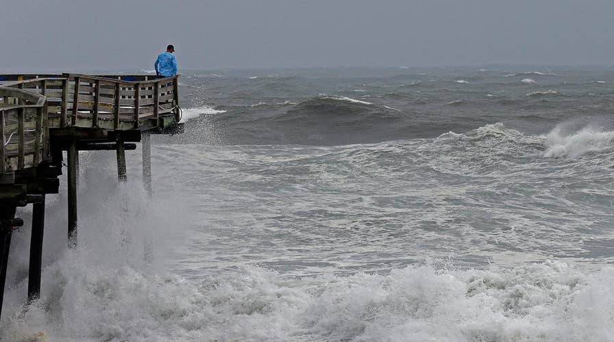 Winds picking up in North Carolina ahead of Florence