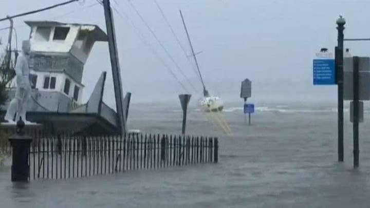 New Bern, North Carolina mayor describes storm surge damage