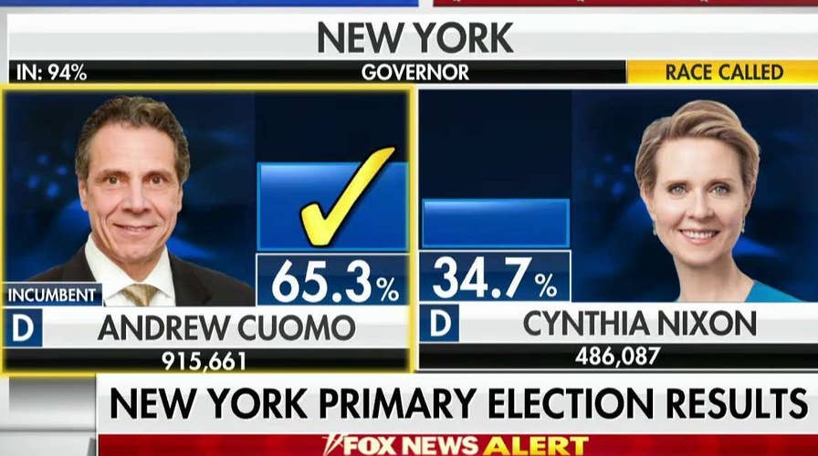 Governor Andrew Cuomo wins New York primary race