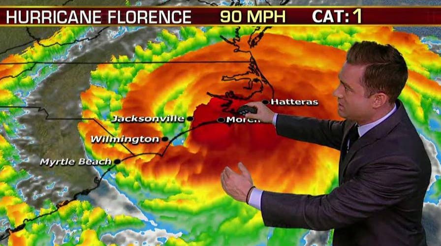 Hurricane Florence a Category 1, flood concerns persist