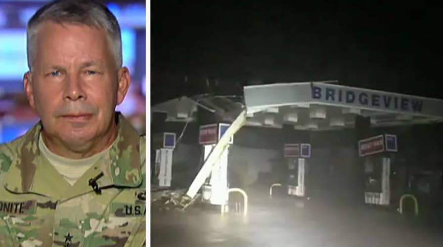 Department of Defense on standby as Florence hits land