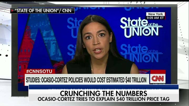 Ocasio-Cortez Pressed on $40 Trillion Policy Plan