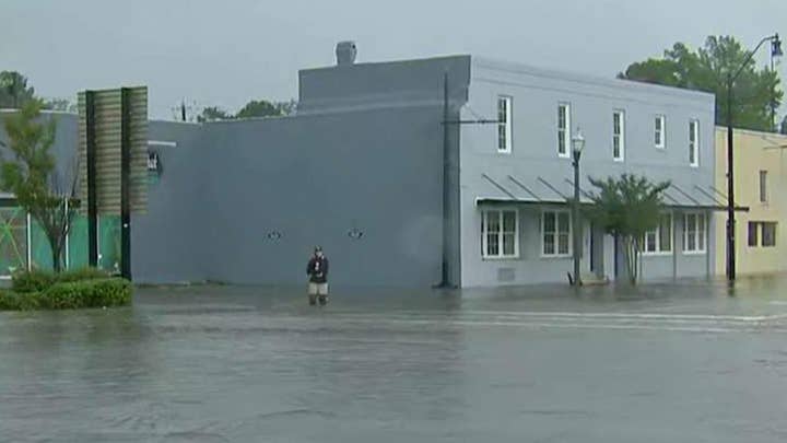 Water rescues under way in South Carolina after Florence