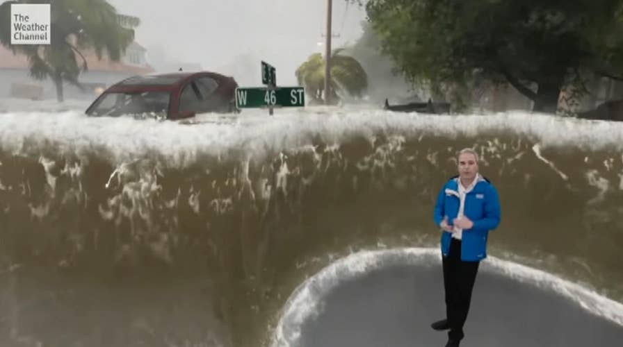 The Weather Channel brings viewers inside storm surge 