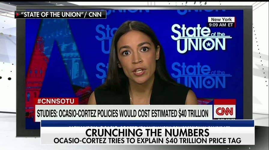 Ocasio-Cortez Pressed on $40 Trillion Policy Plan