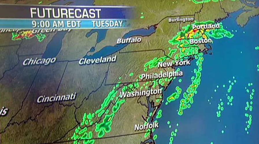 National forecast for Tuesday, September 18