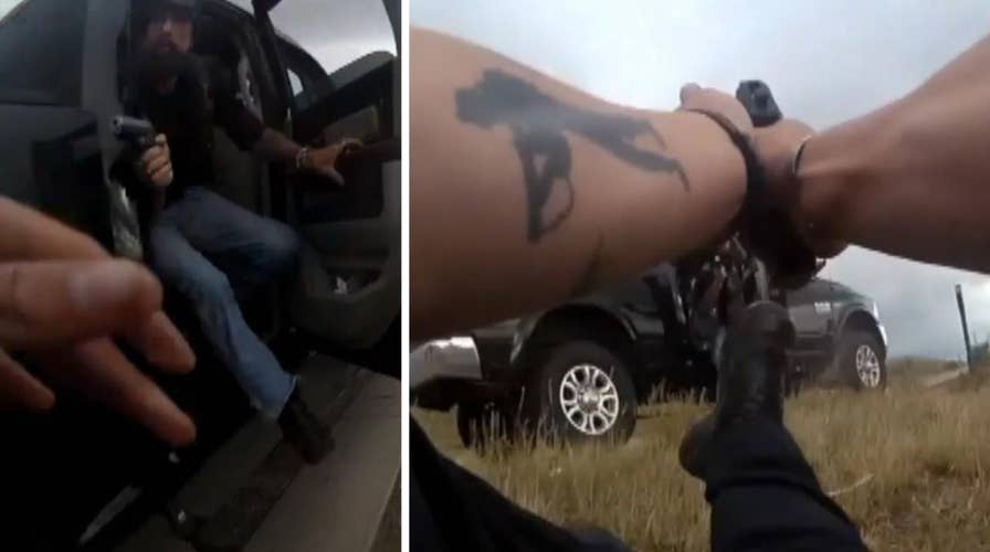 Suspect pulls gun on cops during traffic stop in Colorado