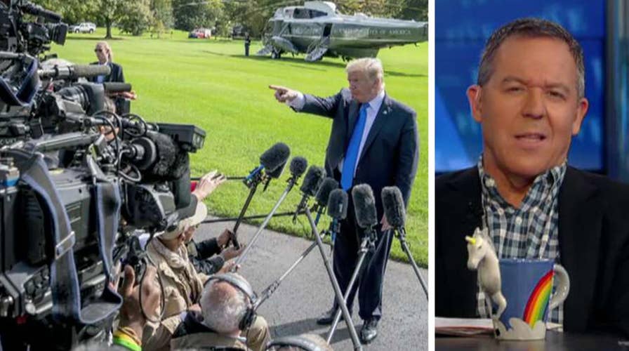 Gutfeld on the words media uses to describe Trump