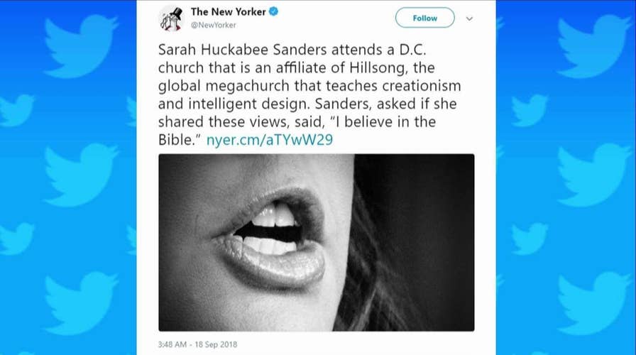 New Yorker Story Appears to Mock Sarah Sanders' Christian Faith