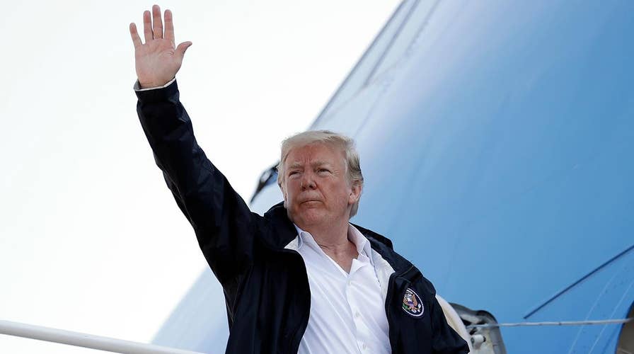 Trump visits Carolina communities hit hard by Florence