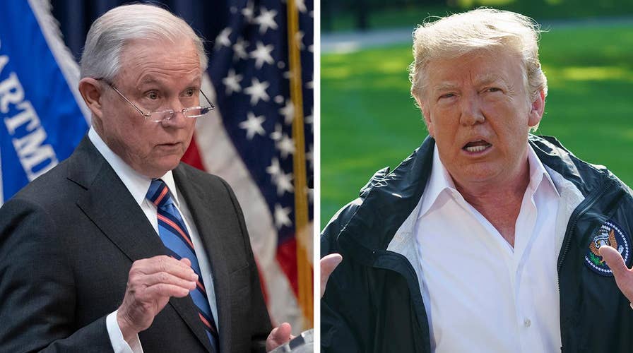 Trump: 'Disappointed' in Jeff Sessions 'for many reasons'