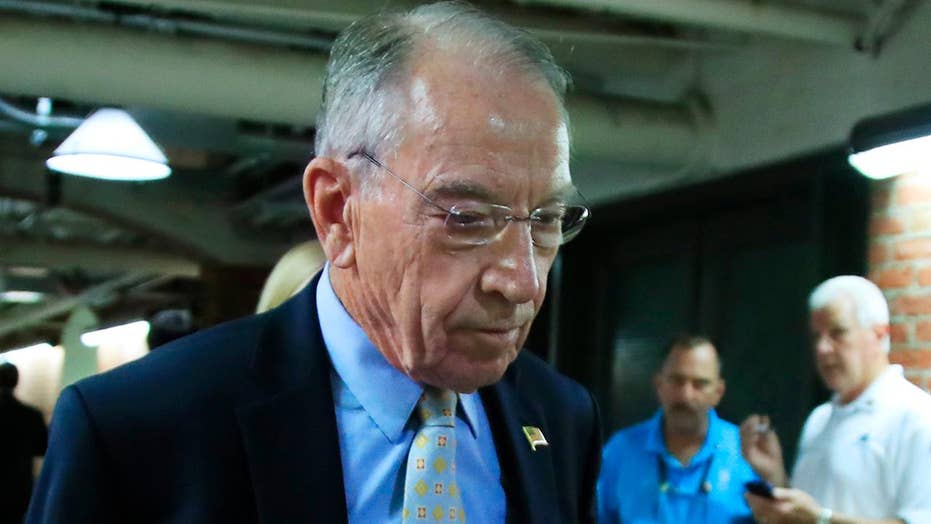Grassley sets decision deadline for Kavanaugh's accuser