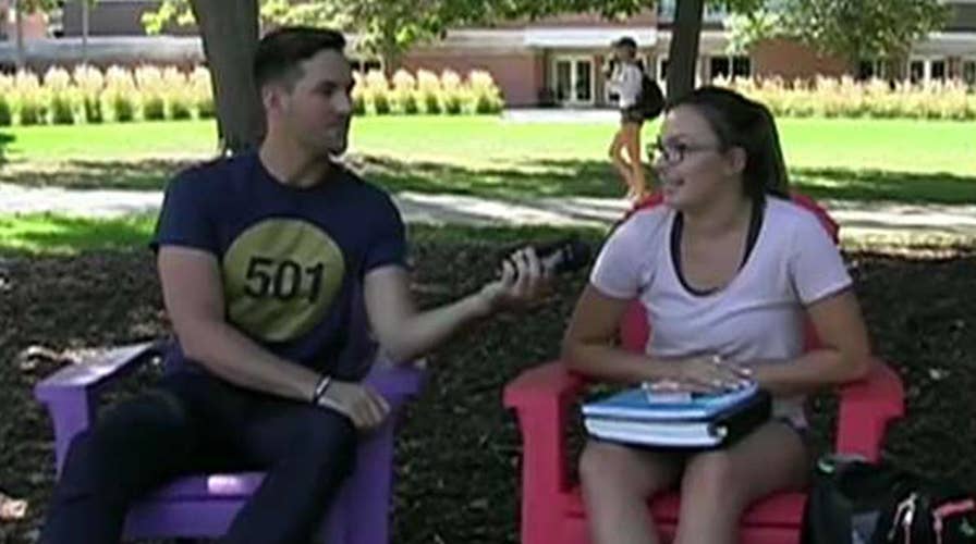 Liberal students say Trump is helping the economy
