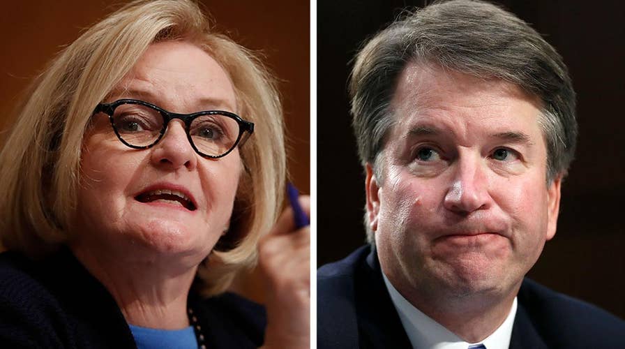 Sen. McCaskill says she'll vote 'no' on Judge Kavanaugh