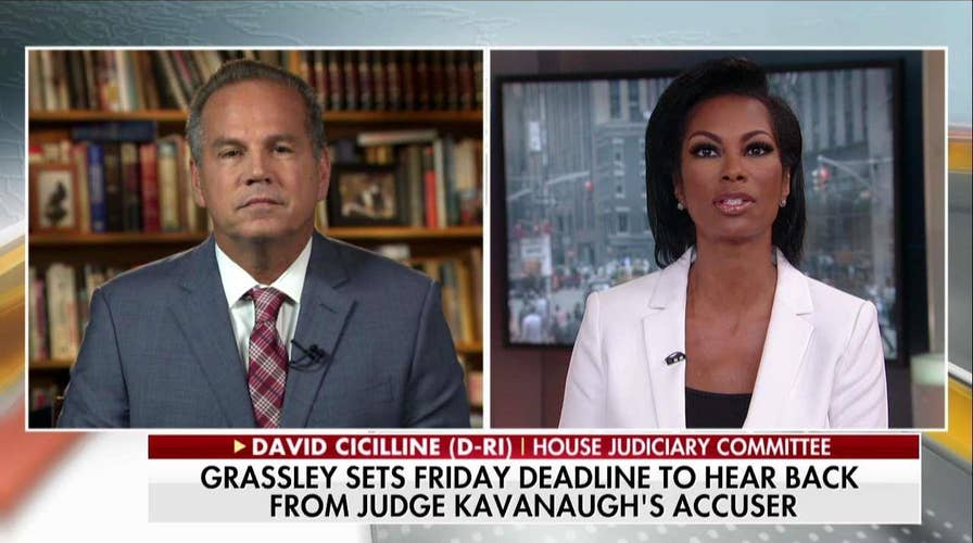 Harris Faulkner Battles David Cicilline on Kavanaugh Case