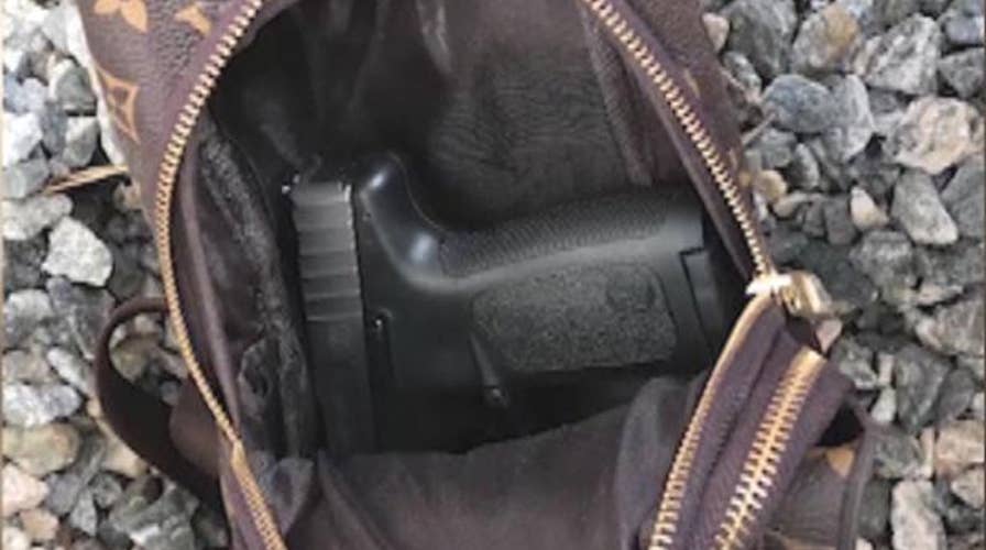 Man arrested for burying a loaded gun outside a courthouse