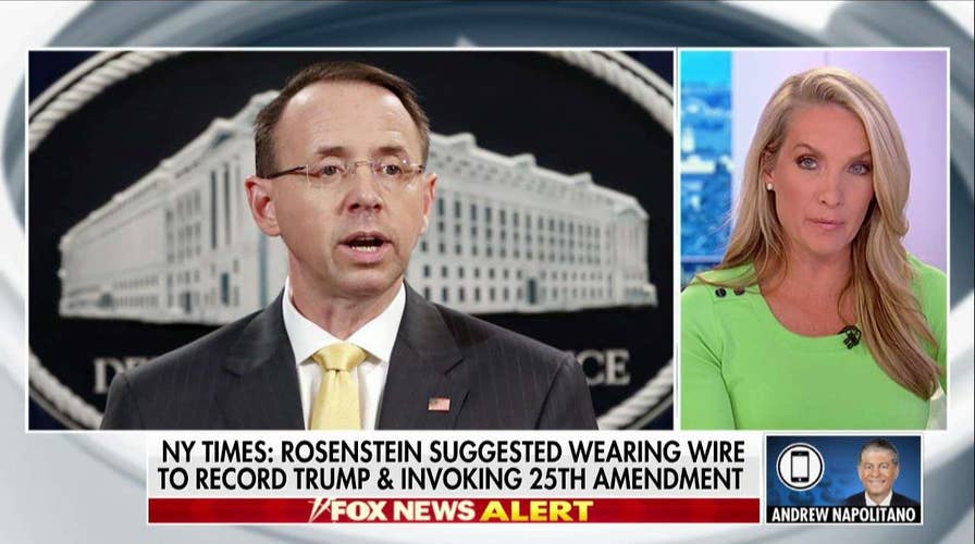Napolitano: NYT 'Put a Stick in a Hornet's Nest' With Rosenstein Bombshell