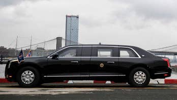 Trump's new 'Beast' limousine spotted roaming New York City