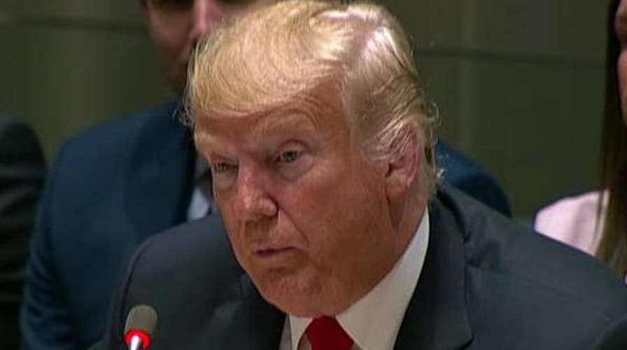 Trump addresses UN on world drug problem