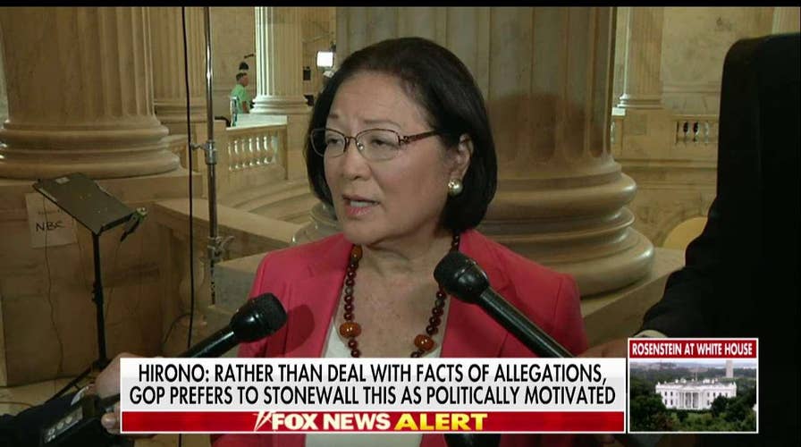 Sen. Hirono: GOP Is 'Stonewalling' Kavanaugh Probe After 2nd Accuser Comes Forward