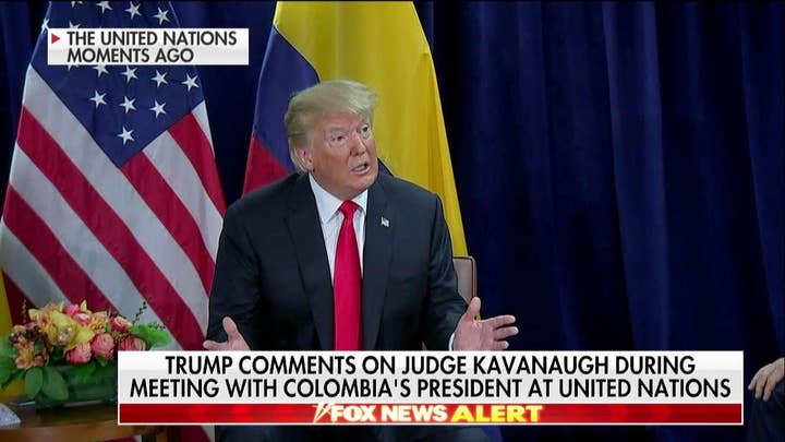 Trump accuses Dems of playing 'con game' with Kavanaugh nomination delays, investigations