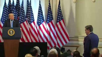 CNN reporter Jim Acosta prompts Trump to call on 'female reporter' at New York press conference