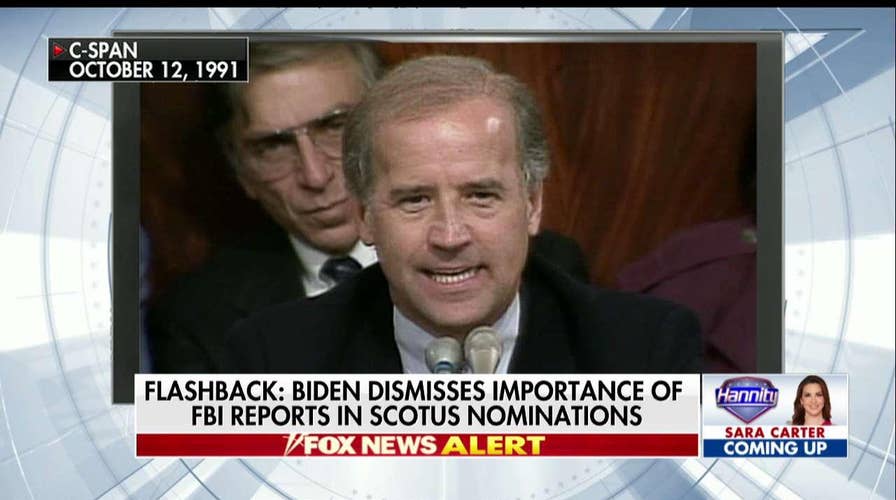 Hannity Flashback to Biden Dismissing FBI Probes in 1991