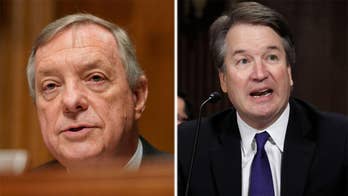 Kavanaugh in fiery exchange with Sen. Durbin over call for FBI probe