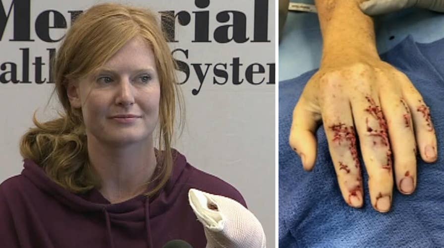 Doctors save shark attack victim's hand