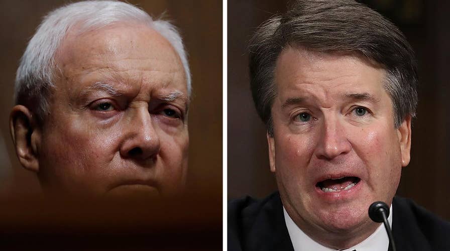 Sen. Hatch: Kavanaugh treated worse than Bork and Thomas