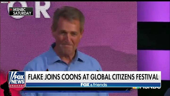 Jeff Flake Booed at Global Citizen Festival After Kavanaugh Hearing