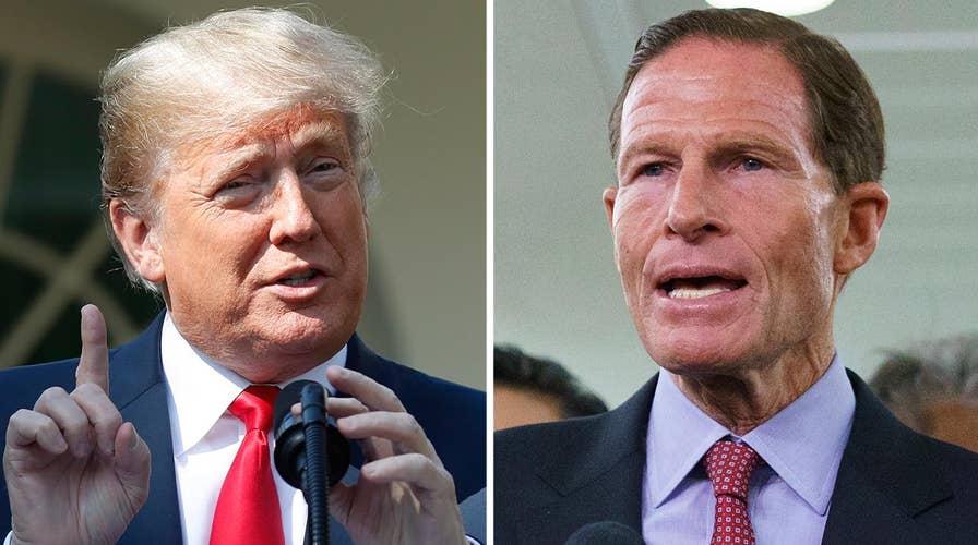 Trump calls out Blumenthal's lying past amid Kavanaugh fight