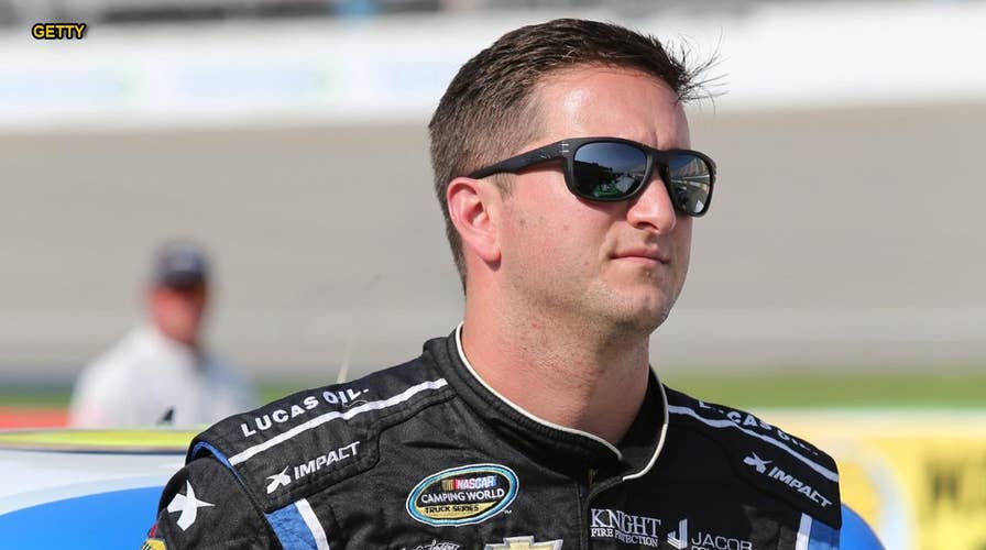 NASCAR's Jordan Anderson still hasn't turned himself in