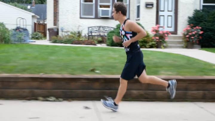 Blind teen prepares for Ironman Triathlon