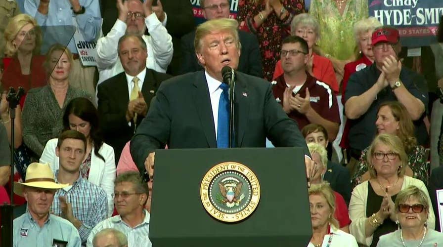 Trump slams Democrats as power-hungry obstructionists