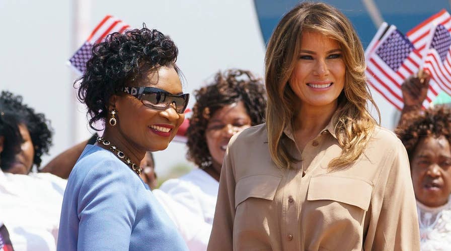 First lady continues her 'Be Best' campaign in Africa