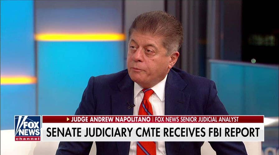 Judge Napolitano: FBI should have interviewed Kavanaugh, Ford.