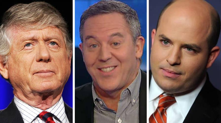 Gutfeld on Ted Koppel ripping CNN in front of Brian Stelter