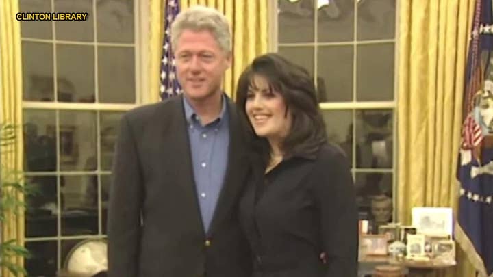 New video: Bill Clinton seen with Monica Lewinsky in the Oval Office.