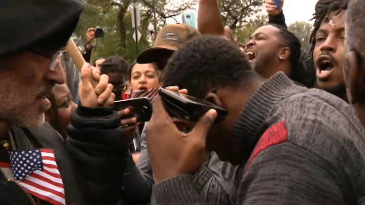 Crowd outside courthouse reacts to Jason Van Dyke verdict