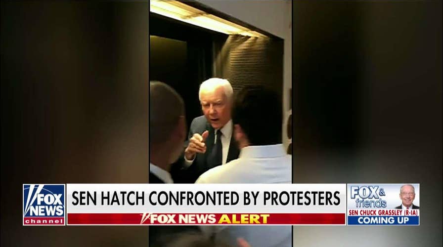 Orrin Hatch to Protester: Grow Up.