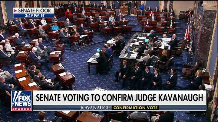 Protesters Yells 'Shame' at Manchin as He Confirms 'Yes' Vote on Kavanaugh