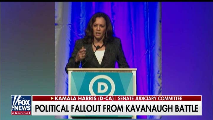 Kamala Harris calls Brett Kavanaugh confirmation a 'sham' and 'disgrace'