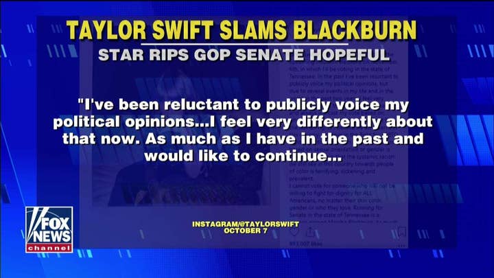 Trump Responds to Taylor Swift on Blackburn