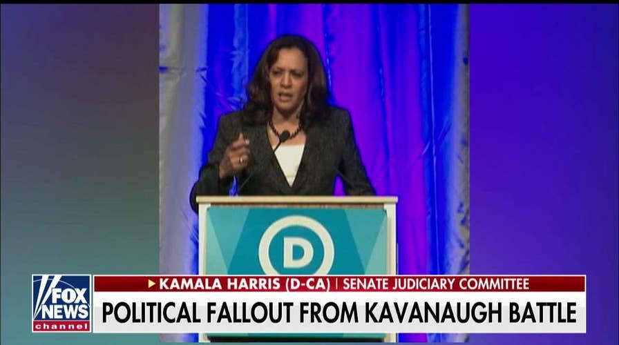 Kamala Harris calls Brett Kavanaugh confirmation a 'sham' and 'disgrace'