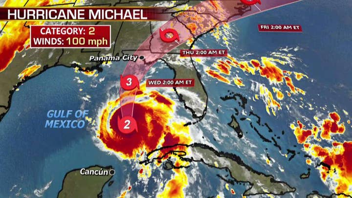 Hurricane Michael strengthens to category 2