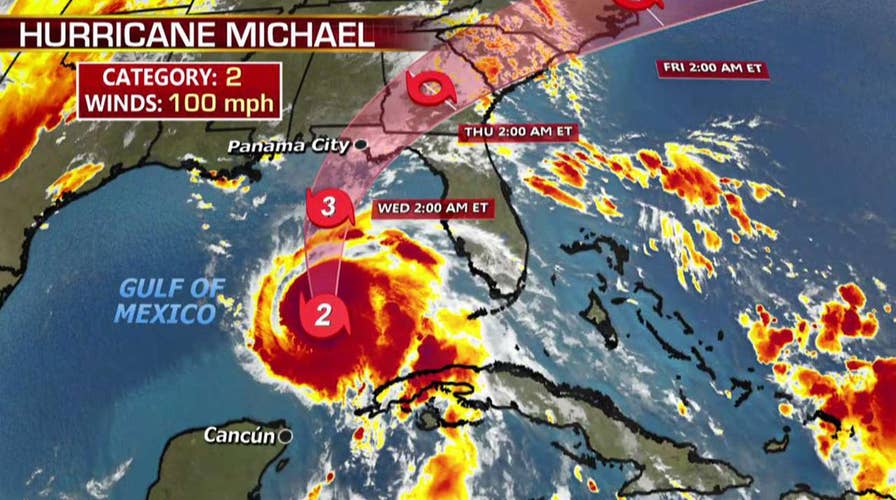 Hurricane Michael strengthens to category 2
