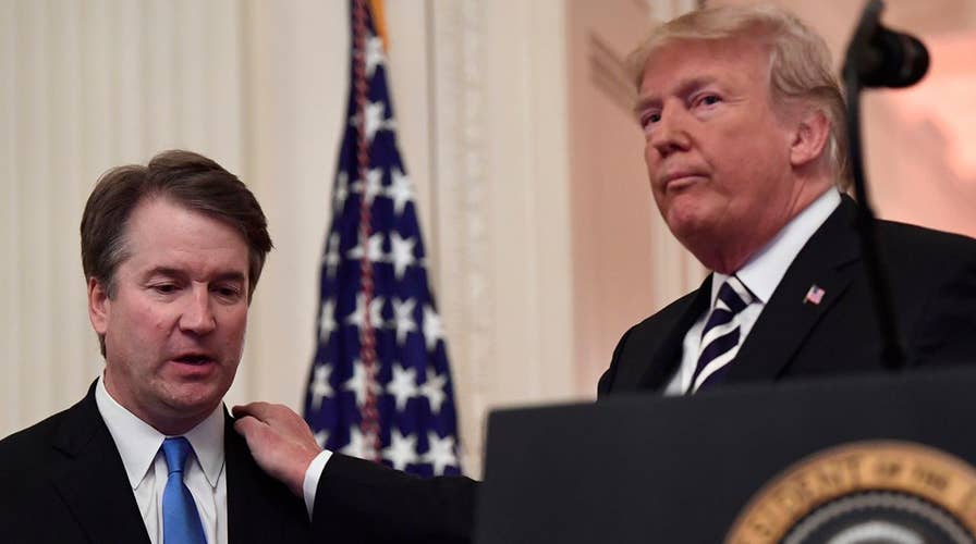Trump proclaims Kavanaugh's innocence at public ceremony