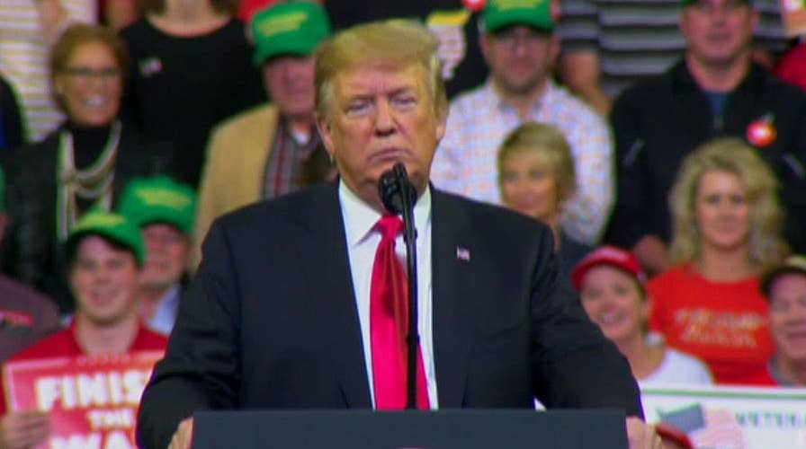 President Trump announces new policy at Iowa rally