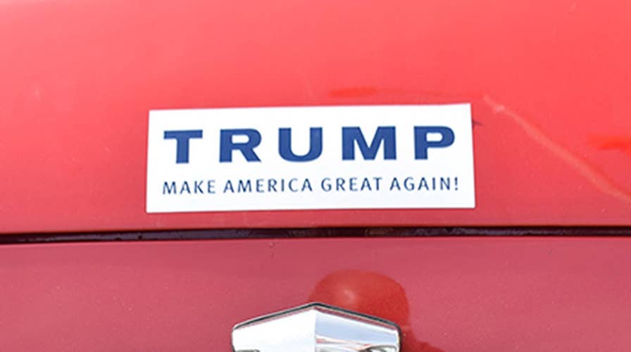 Truck set on fire because of pro-Trump stickers, owner says